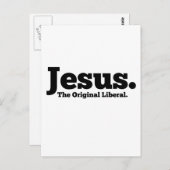 Carte Postale Mon Dieu.  Le libéral initial (Devant / Derrière)