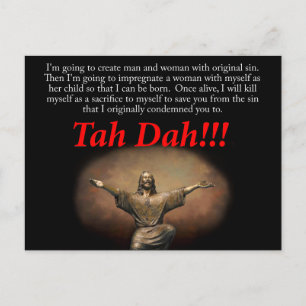 Carte Postale Mon Dieu. Tah Dah ! ! !