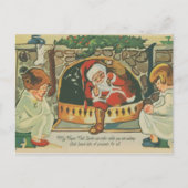 Carte Postale Mon espoir : que Père Noël puisse entrer pendant q (Devant)