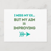 Carte Postale Mon ex me manque (Devant)