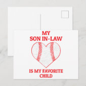 Carte Postale Mon Fils En Droit Est Mon Enfant Préféré - Ventila (Devant / Derrière)