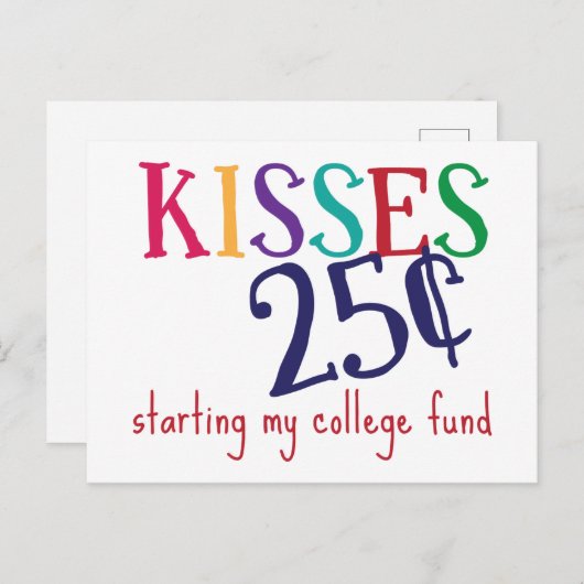 Carte Postale Mon fonds collégial (Devant / Derrière)