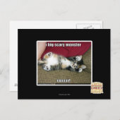 Carte Postale Mon grand monstre effrayant (Devant / Derrière)