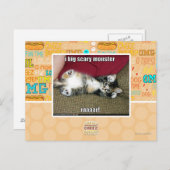 Carte Postale Mon grand monstre effrayant (Devant / Derrière)