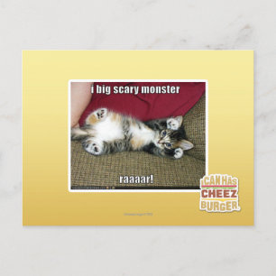 Carte Postale Mon grand monstre effrayant