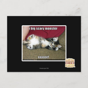 Carte Postale Mon grand monstre effrayant
