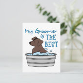 Carte Postale Mon Groomer (Debout devant)