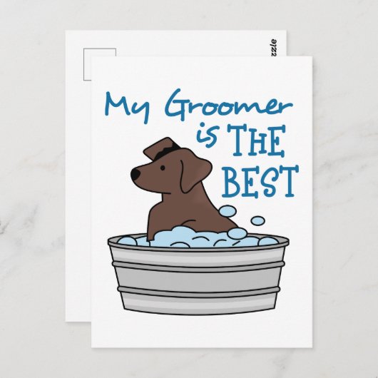 Carte Postale Mon Groomer (Devant / Derrière)