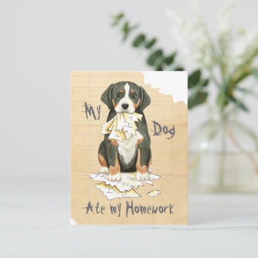 Carte Postale Mon GSMD A Mangé Mes Devoirs (Debout devant)