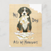 Carte Postale Mon GSMD A Mangé Mes Devoirs (Devant)