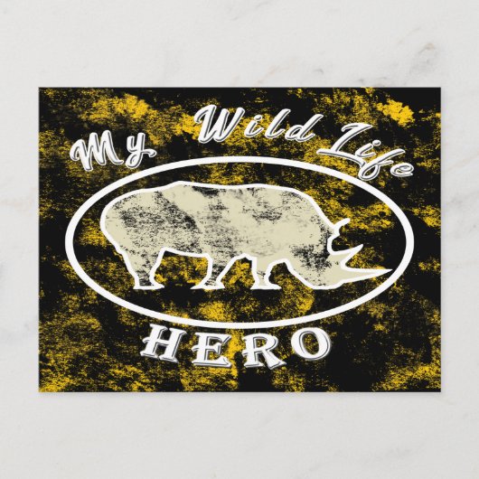 Carte Postale Mon héros de la faune (Devant)