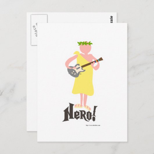 Carte Postale Mon héros Nero (Devant / Derrière)