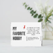 Carte Postale Mon Hobby Favori Est (Debout devant)