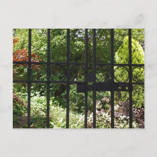 Carte Postale Mon jardin secret (Devant)