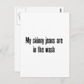 Carte Postale mon jean maigre (Devant / Derrière)
