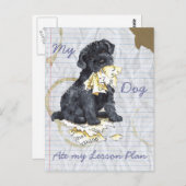 Carte Postale Mon Kerry a mangé mon plan de leçon (Devant / Derrière)