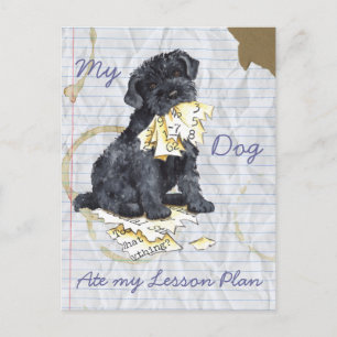 Carte Postale Mon Kerry a mangé mon plan de leçon