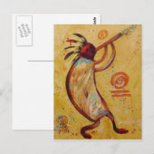 Carte Postale Mon Kokopelli rouge (Devant / Derrière)