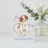 Carte Postale Mon Kooiker A Mangé Mon Plan De Leçon (Debout devant)