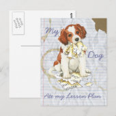 Carte Postale Mon Kooiker A Mangé Mon Plan De Leçon (Devant / Derrière)