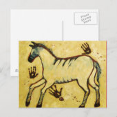 Carte Postale Mon Lascaux Horse (Devant / Derrière)