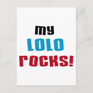 Carte Postale Mon Lolo bascule le T-shirts et les cadeaux
