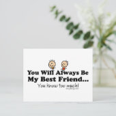 Carte Postale Mon meilleur ami (Debout devant)