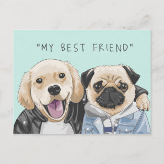 Carte Postale Mon meilleur ami