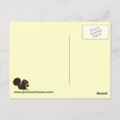 Carte Postale Mon meilleur ami est une boule de poils - Dessin a (Dos)