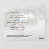 Carte postale Mon mouton (Dos)