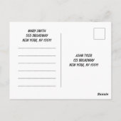 Carte Postale Mon Noël  (Dos)