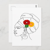 Carte Postale Mon Noir Est Beau (Devant / Derrière)