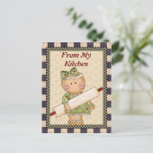 Carte postale Mon pain d'épices de cuisine (Debout devant)