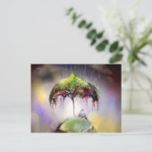 Carte Postale Mon parapluie (Debout devant)