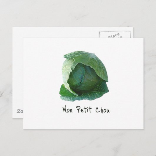 Carte Postale Mon Petit Chou (Devant / Derrière)