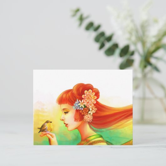 Carte Postale Mon petit robin (Debout devant)