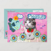 Carte Postale Mon plaisir - Vintage (Devant / Derrière)