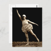 Carte Postale Mon premier considérant de danse (Devant / Derrière)