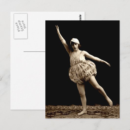 Carte Postale Mon premier considérant de danse (Devant / Derrière)