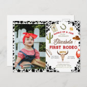 Carte Postale Mon Premier Cowboy de Rodéo photo 1er Anniversair (Devant / Derrière)