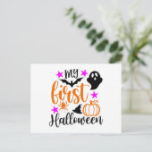Carte Postale Mon premier Halloween (Debout devant)