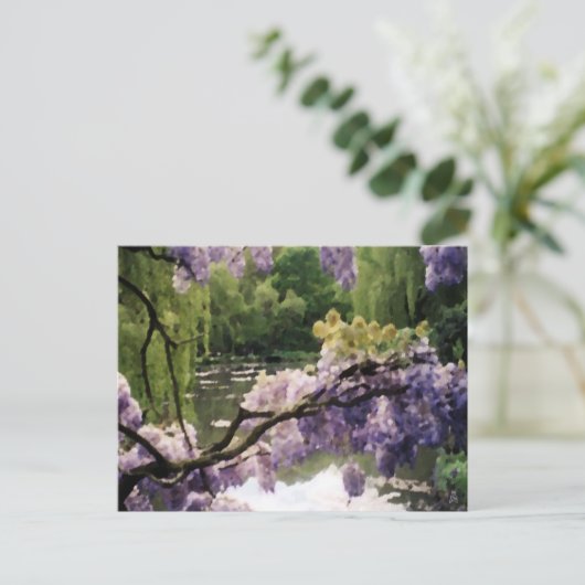 Carte Postale Mon printemps à Giverny (Debout devant)