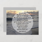 Carte Postale Mon Rédempteur est vivant ! Affiche (Devant / Derrière)