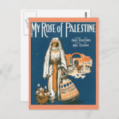 Carte postale Mon Rose de Palestine (Devant / Derrière)