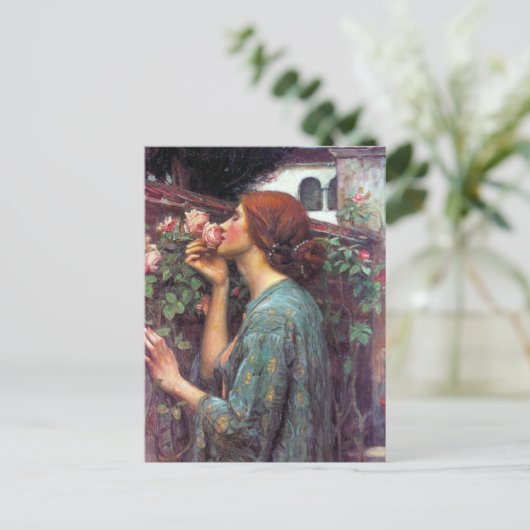 Carte Postale Mon Rose doux (Debout devant)