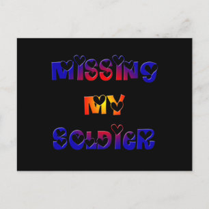Carte Postale Mon soldat a disparu