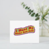 Carte Postale Mon Stickerbook (Debout devant)
