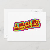 Carte Postale Mon Stickerbook (Devant / Derrière)