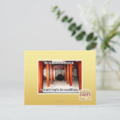 Carte Postale Mon temple est préparé. (Debout devant)