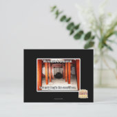 Carte Postale Mon temple est préparé. (Debout devant)